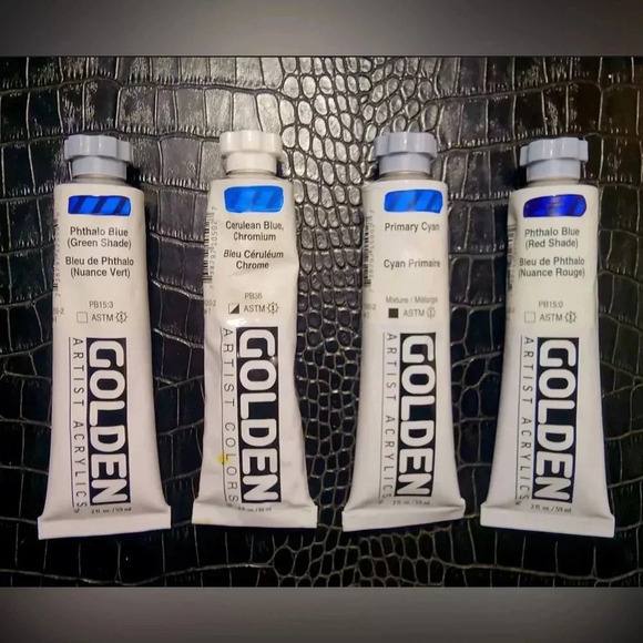 🌟Lot of 12🌟 GOLDEN ACRYLIC Heavy Body PAINT TUBES No Duplicate Colors **… - Picture 4 of 5